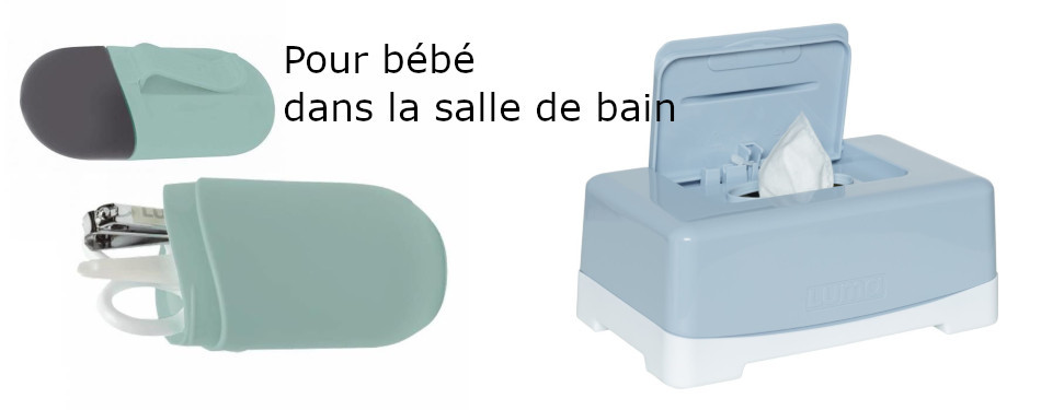Pour bébé, dans la salle de bain